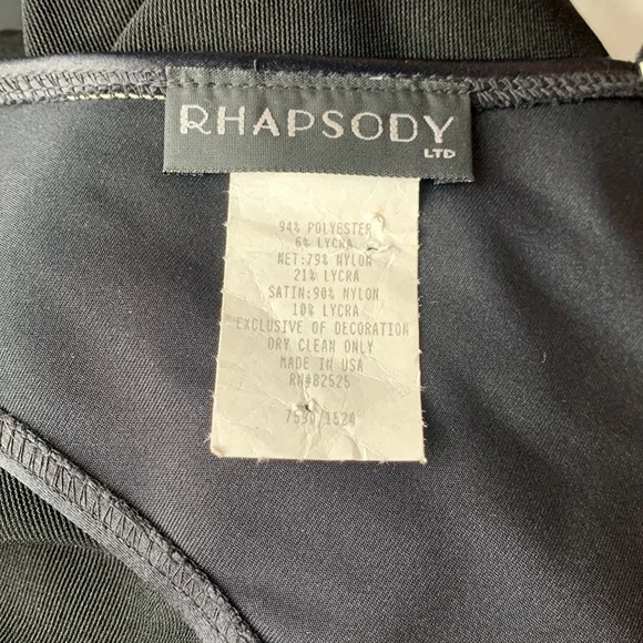 💗Vintage black evening gown - Picture 6 of 6